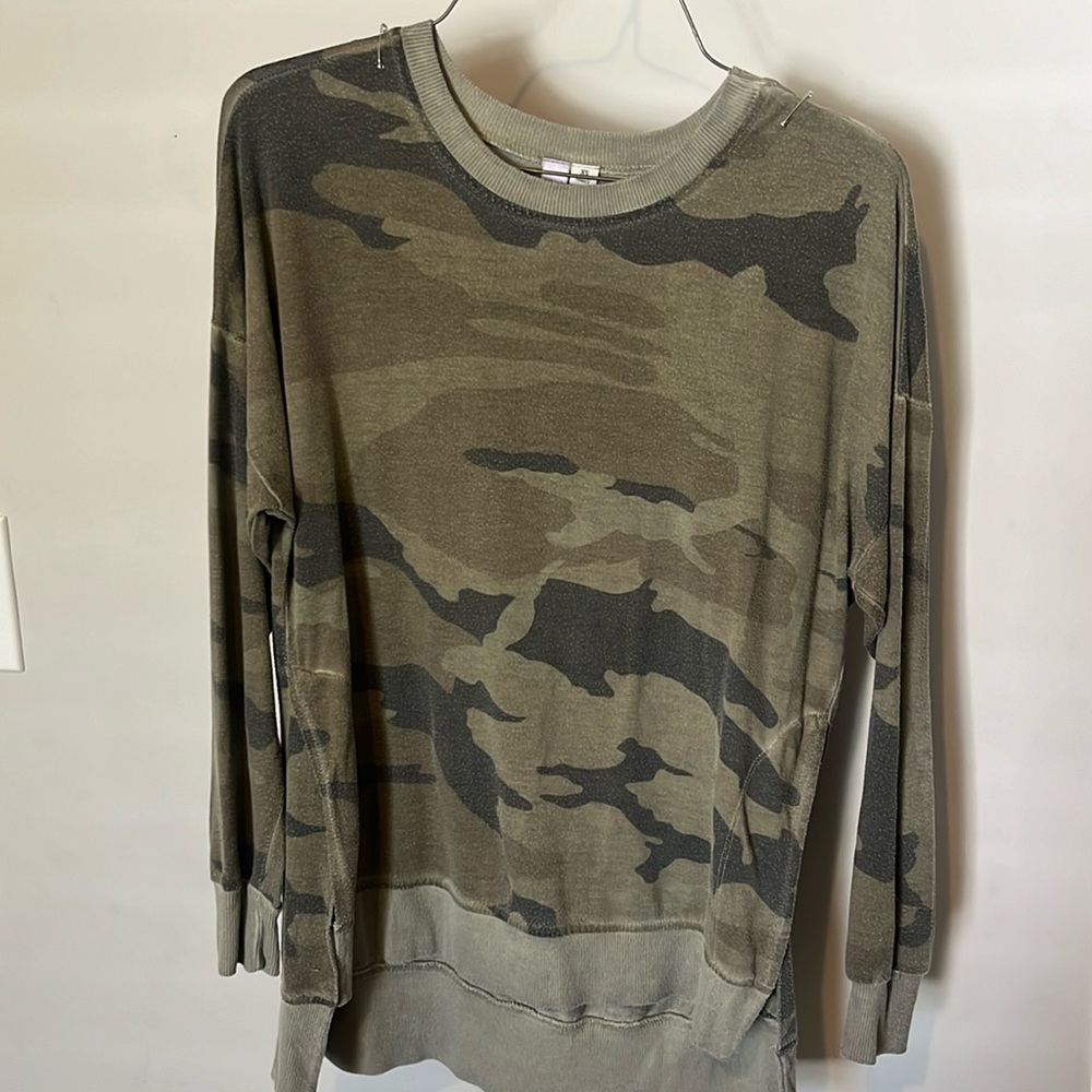 Camo long sleeve shirt